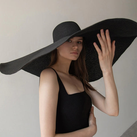 Jofia Oversized Large Wide Brim Sun Hats - watereverysunday