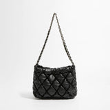 Marlyn Lattice Quilted Puffer Shoulder Bags