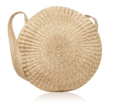 Luxe Big Circle Straw Beach Shoulder Bag $49.99