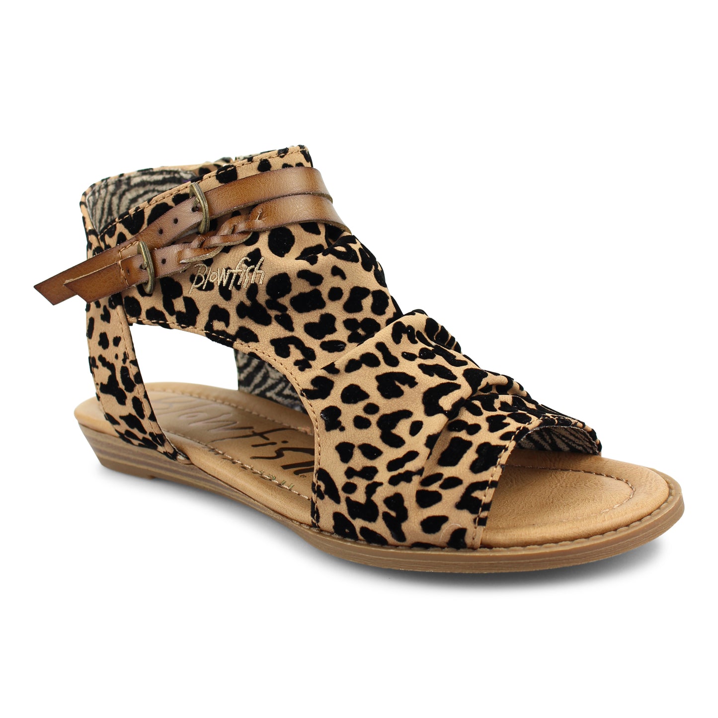 Vegan Sandals | Blowfish | Blumoon Sahara Leopard Grasslands – The ...