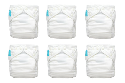 all white diapers