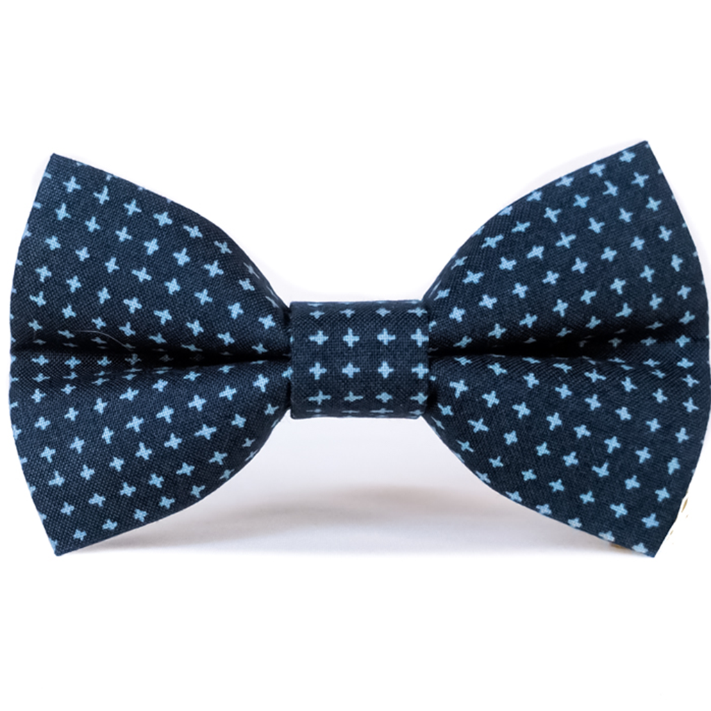 navy dog bow tie