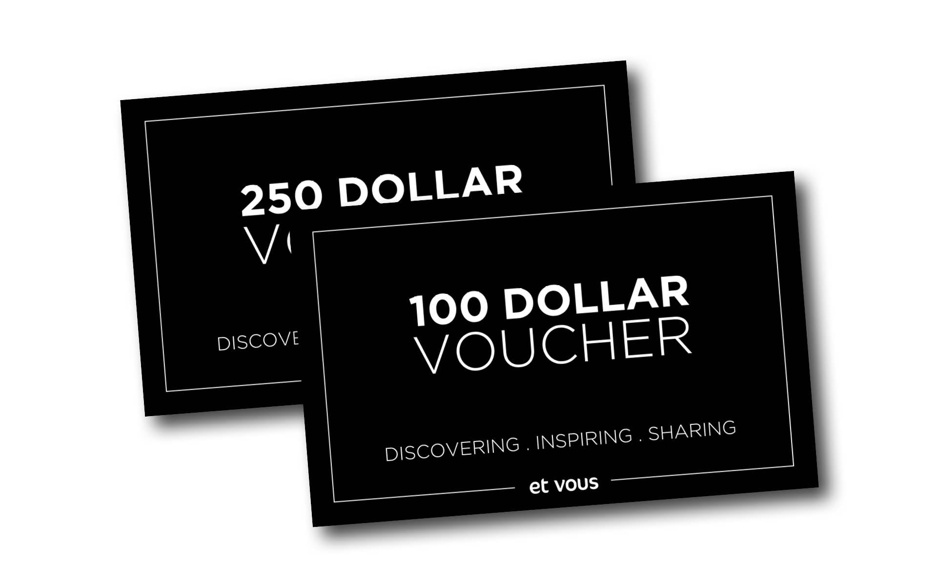et vous offers gift vouchers for our online and in store fashion boutique 