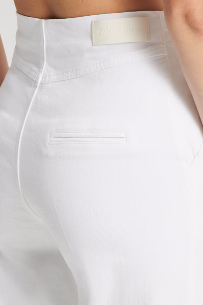 DENIM CROPPED JEAN - WHITE - Scanlan Theodore