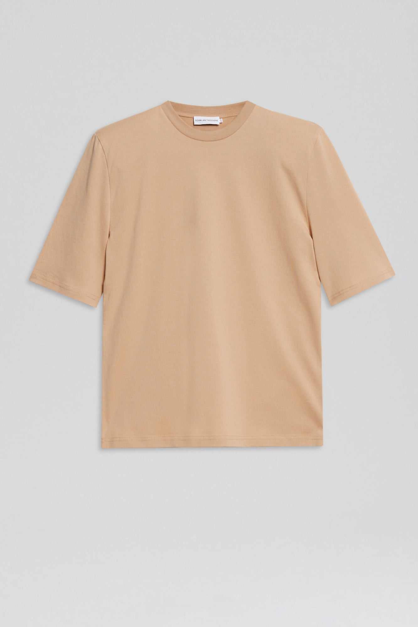 MERCERISED PADDED TSHIRT - SAND - Scanlan Theodore AU