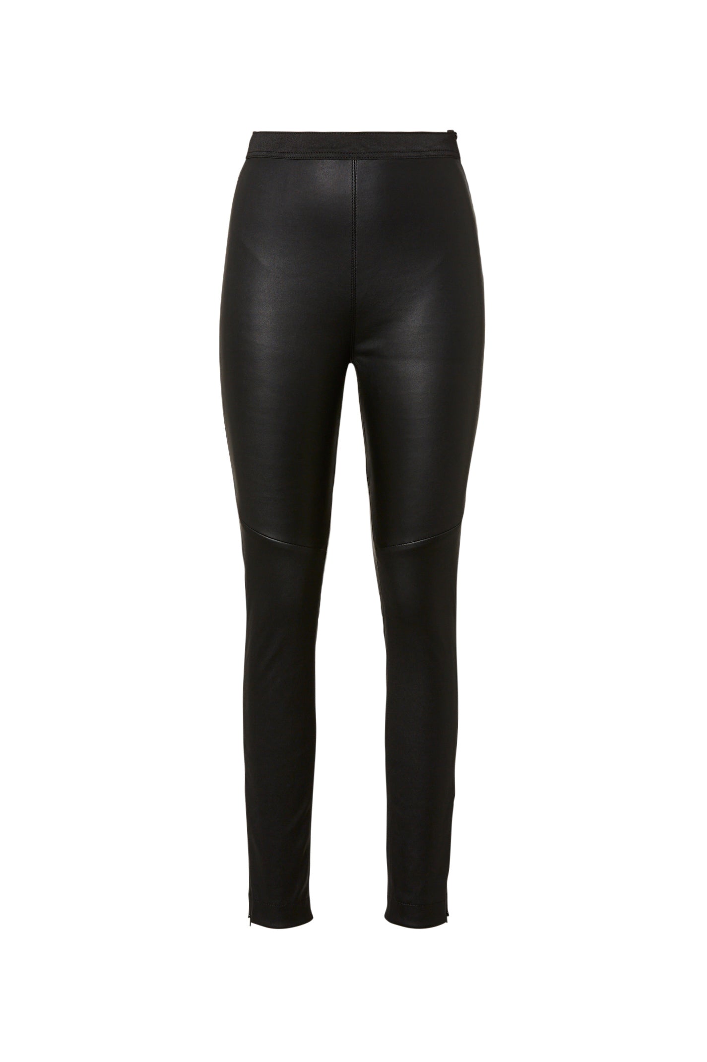 STRETCH LEATHER LEGGING -BLACK - Scanlan Theodore