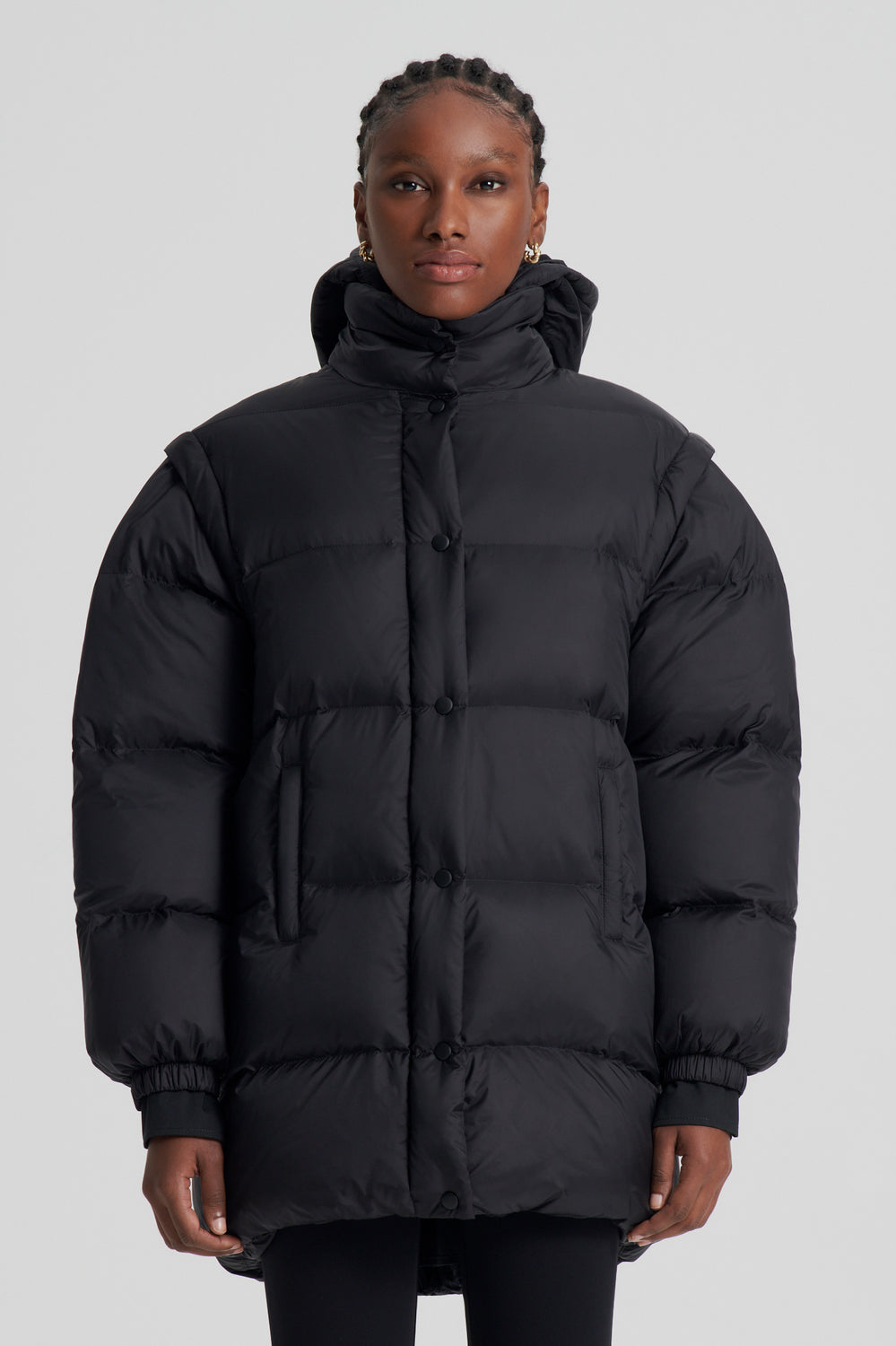 PUFFER COAT - BLACK - Scanlan Theodore