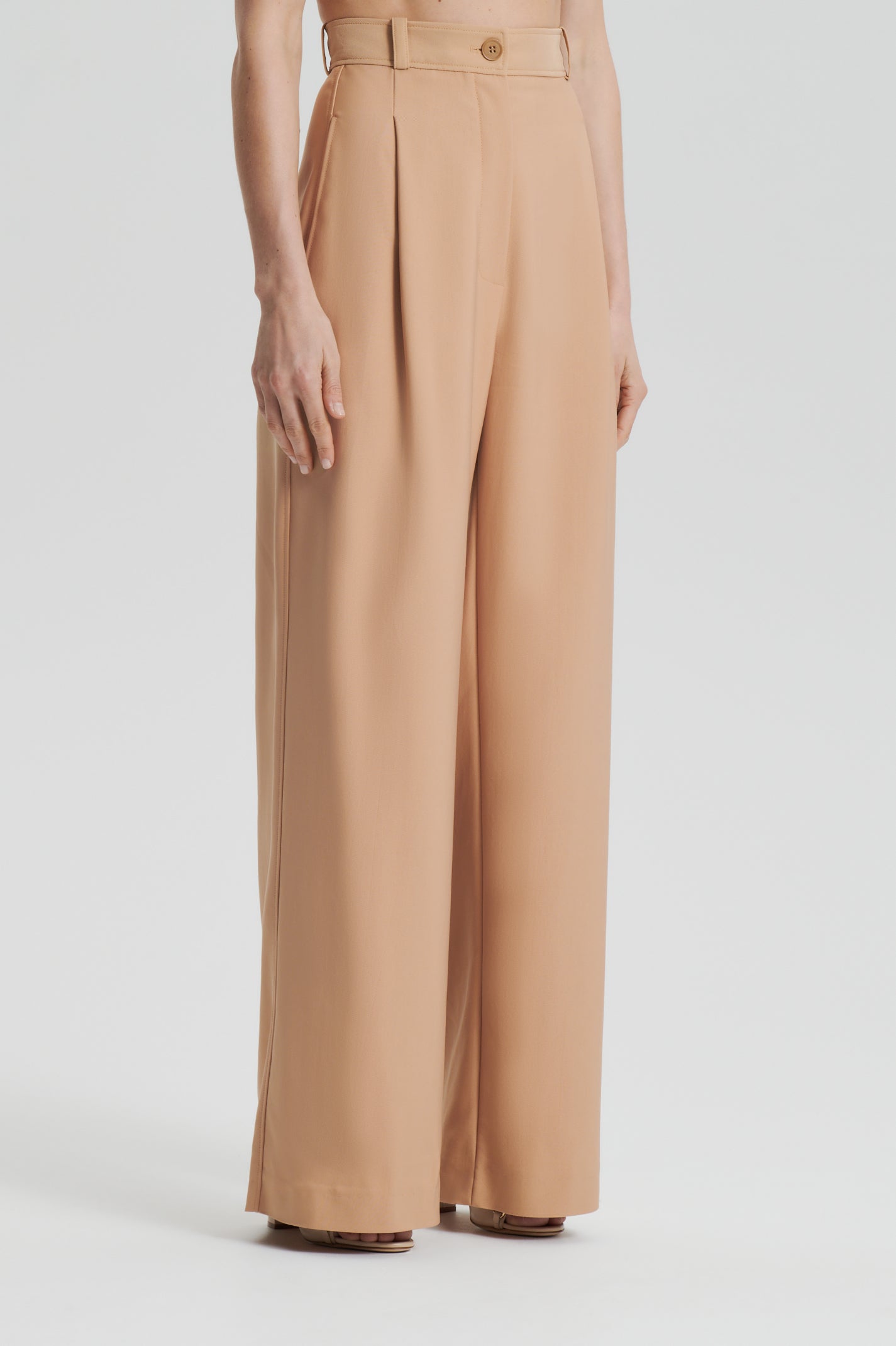 Women's Elegant Silk, Wool and Denim Trousers | Max Mara