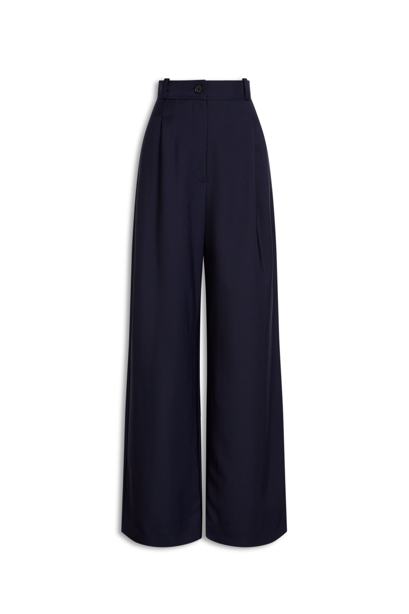 PLEAT DRAPE LEG TROUSER