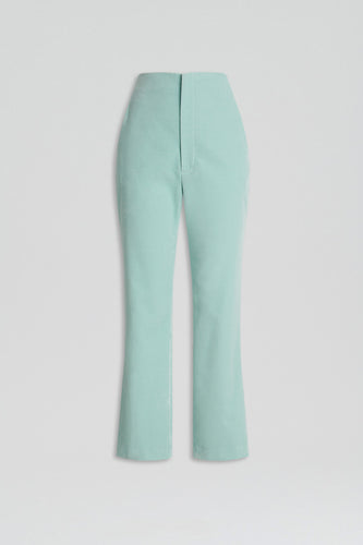 VELVET TROUSER - MINT - Scanlan Theodore