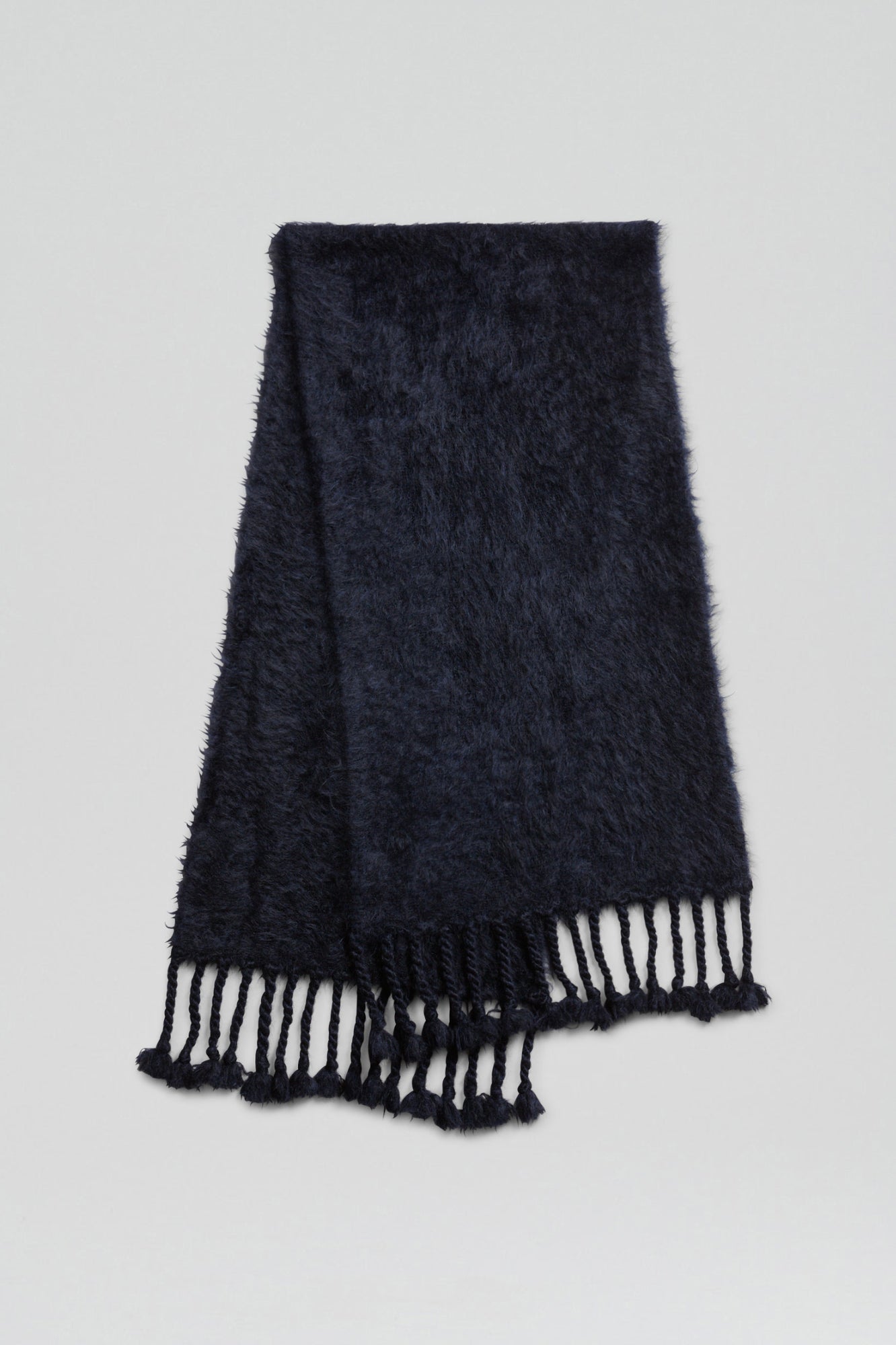 BRUSHED MOHAIR WRAP - NAVY - Scanlan Theodore