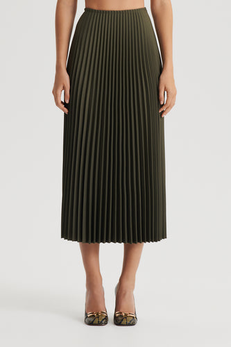 Twill Pleat Skirt Jungle Scanlan Theodore 