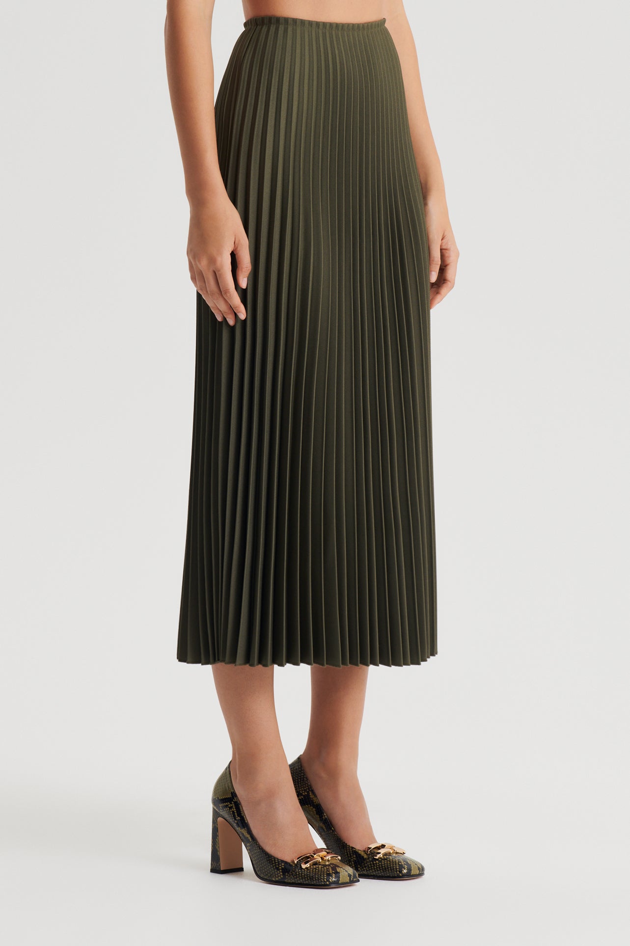 Twill Pleat Skirt Jungle Scanlan Theodore 