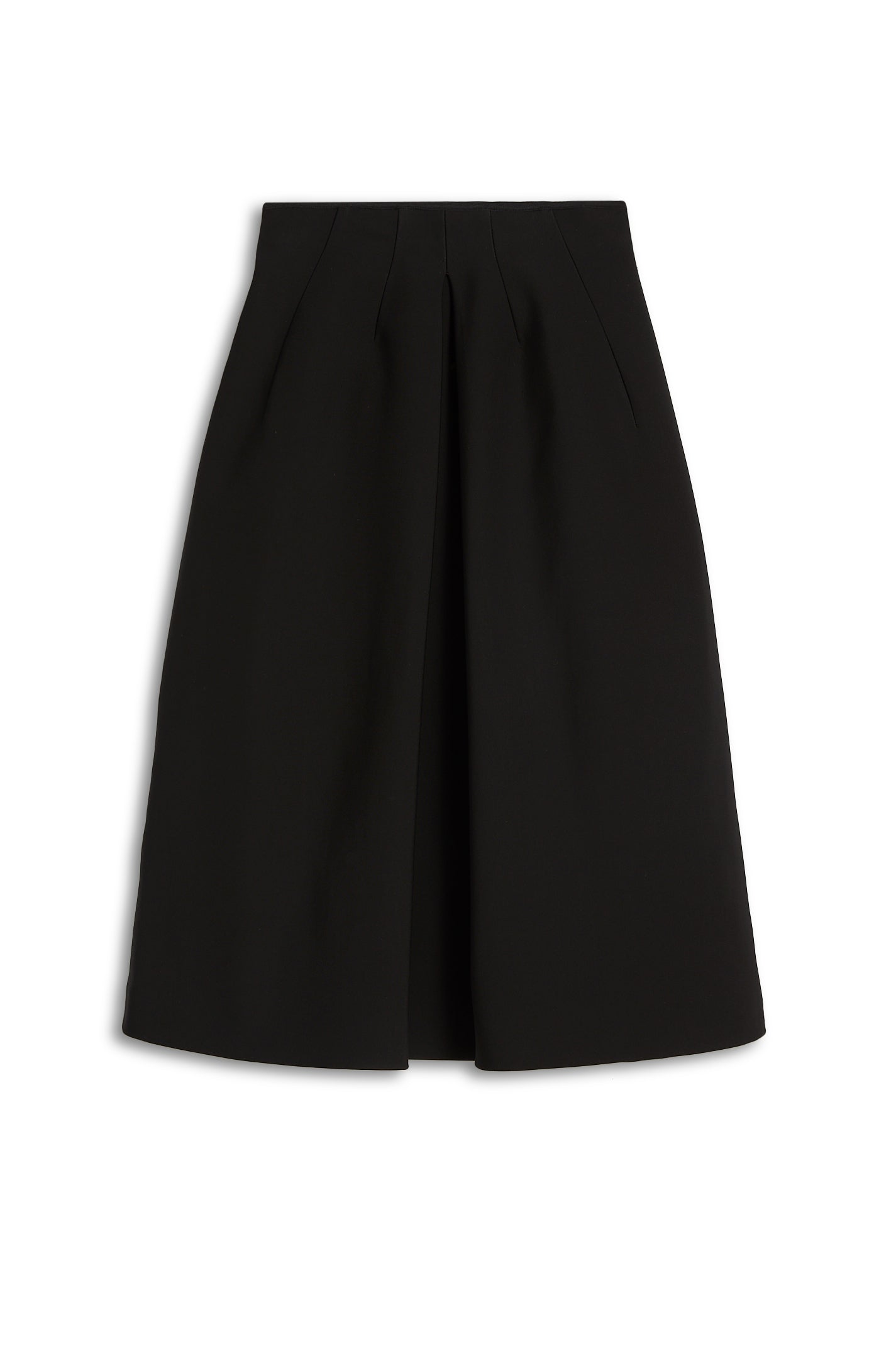 TWILL PLEAT SKIRT - BLACK – Scanlan Theodore US