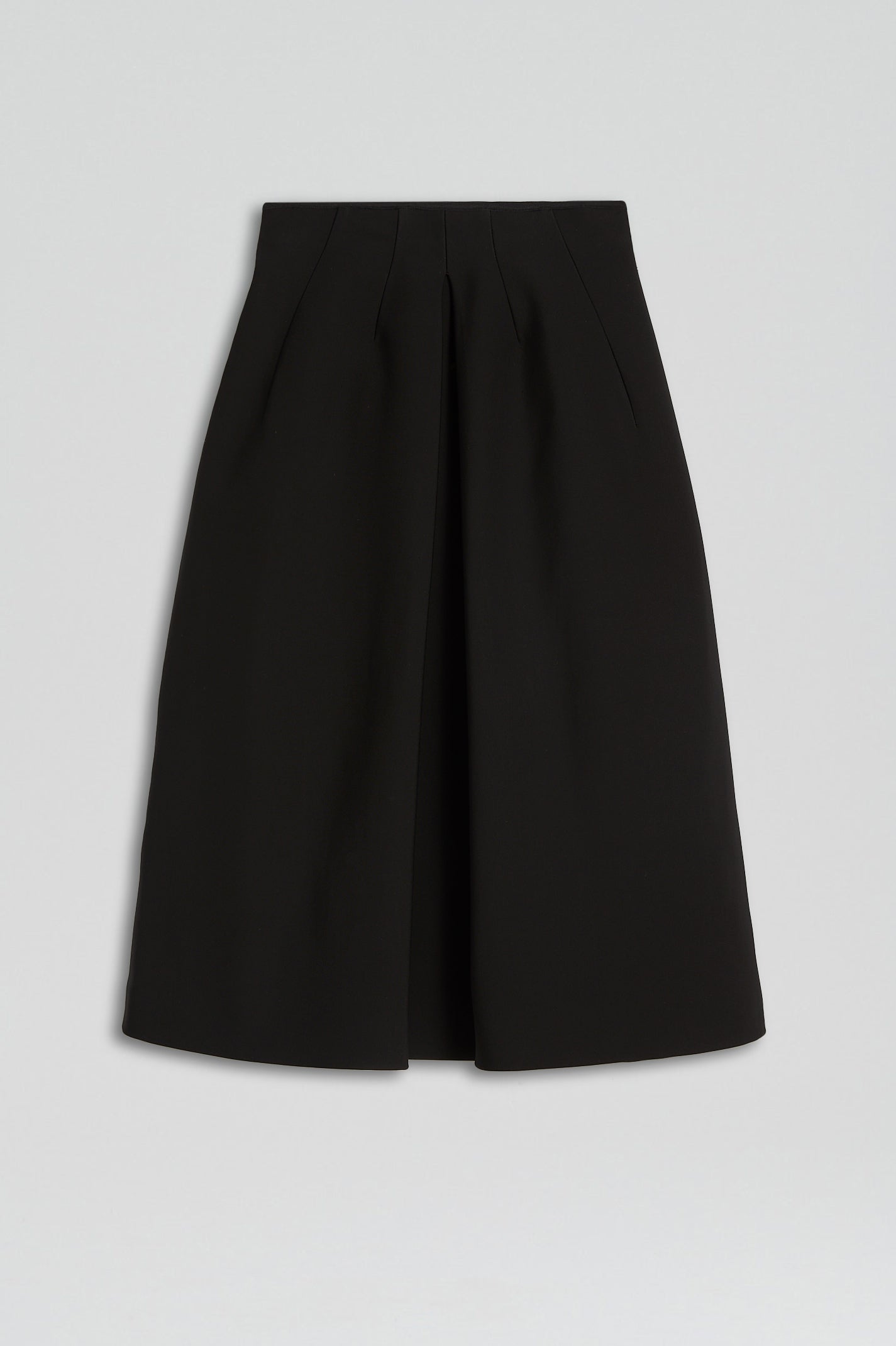 UO Black Crepe Skirt Over Trousers