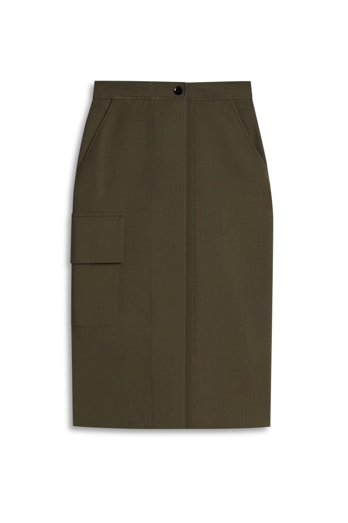 TAILORED PATCH POCKET SKIRT