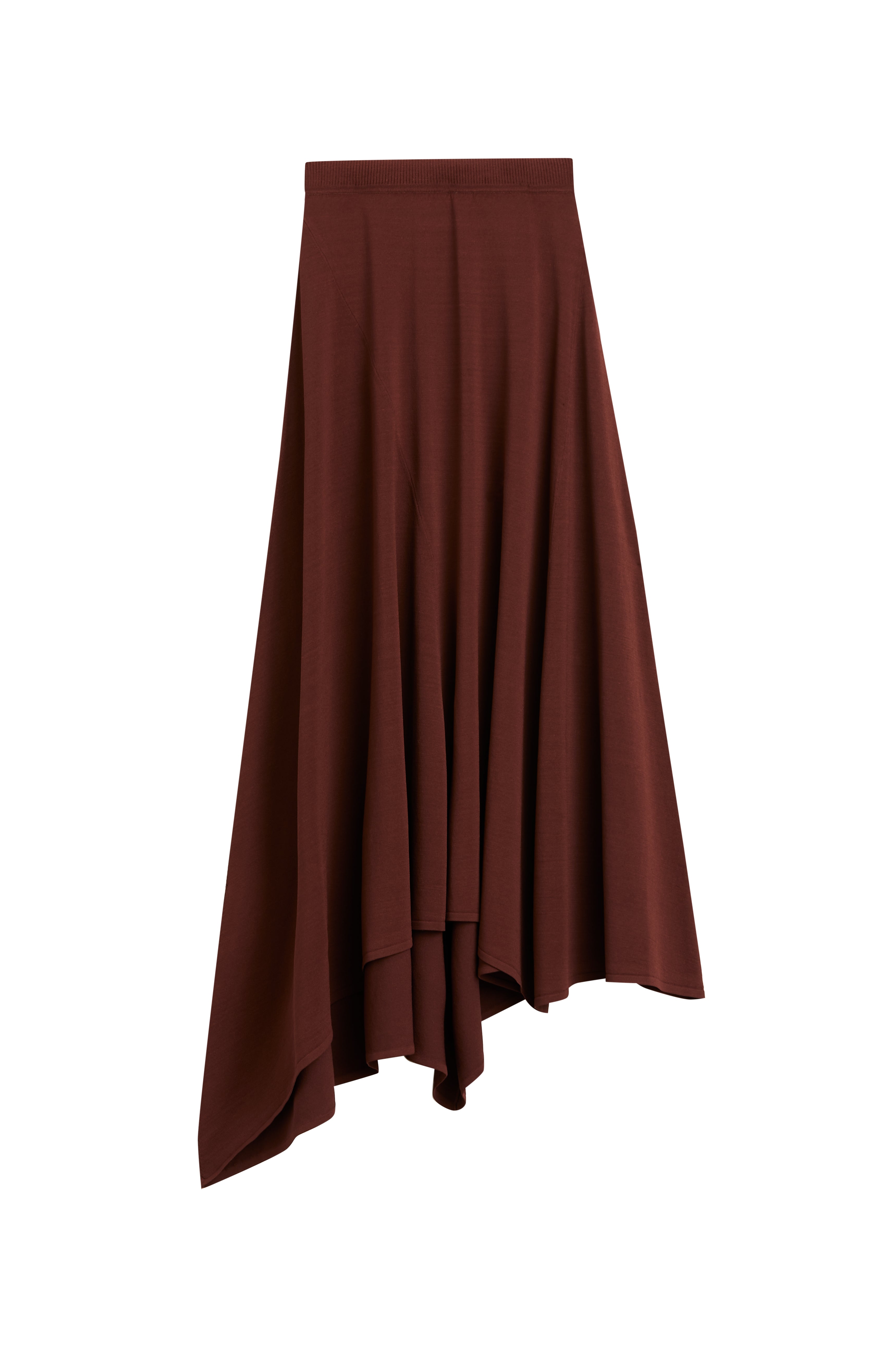 DRAPE HEM SKIRT