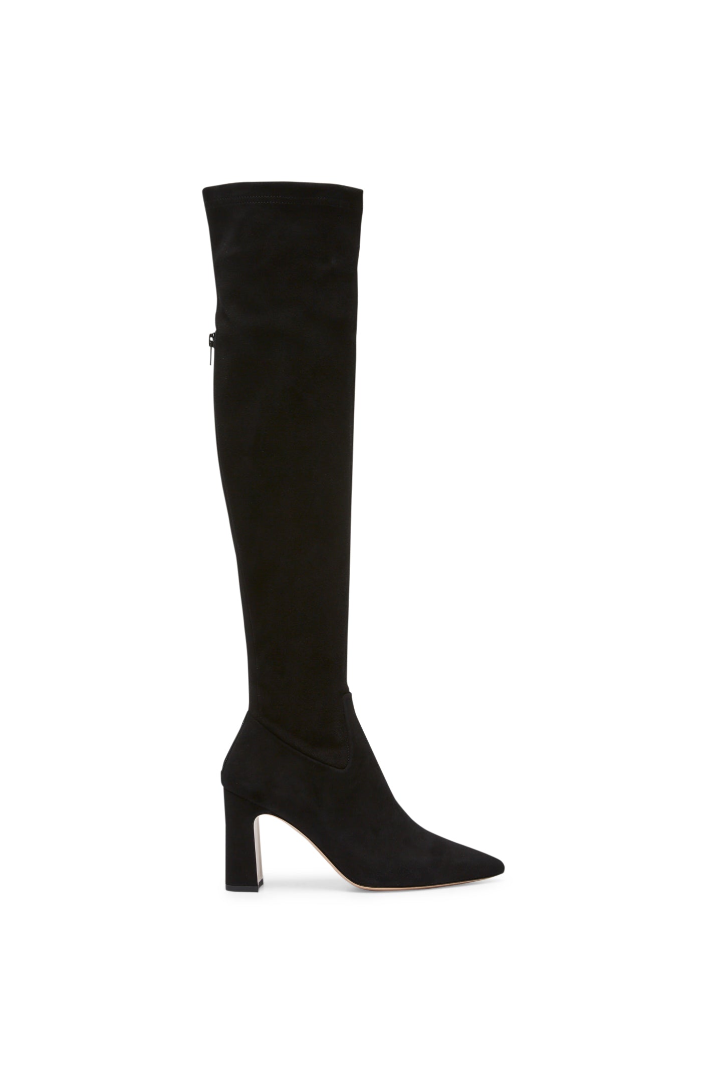 STRETCH SUEDE OVER THE KNEE BOOT 8.5 - BLACK - Scanlan Theodore