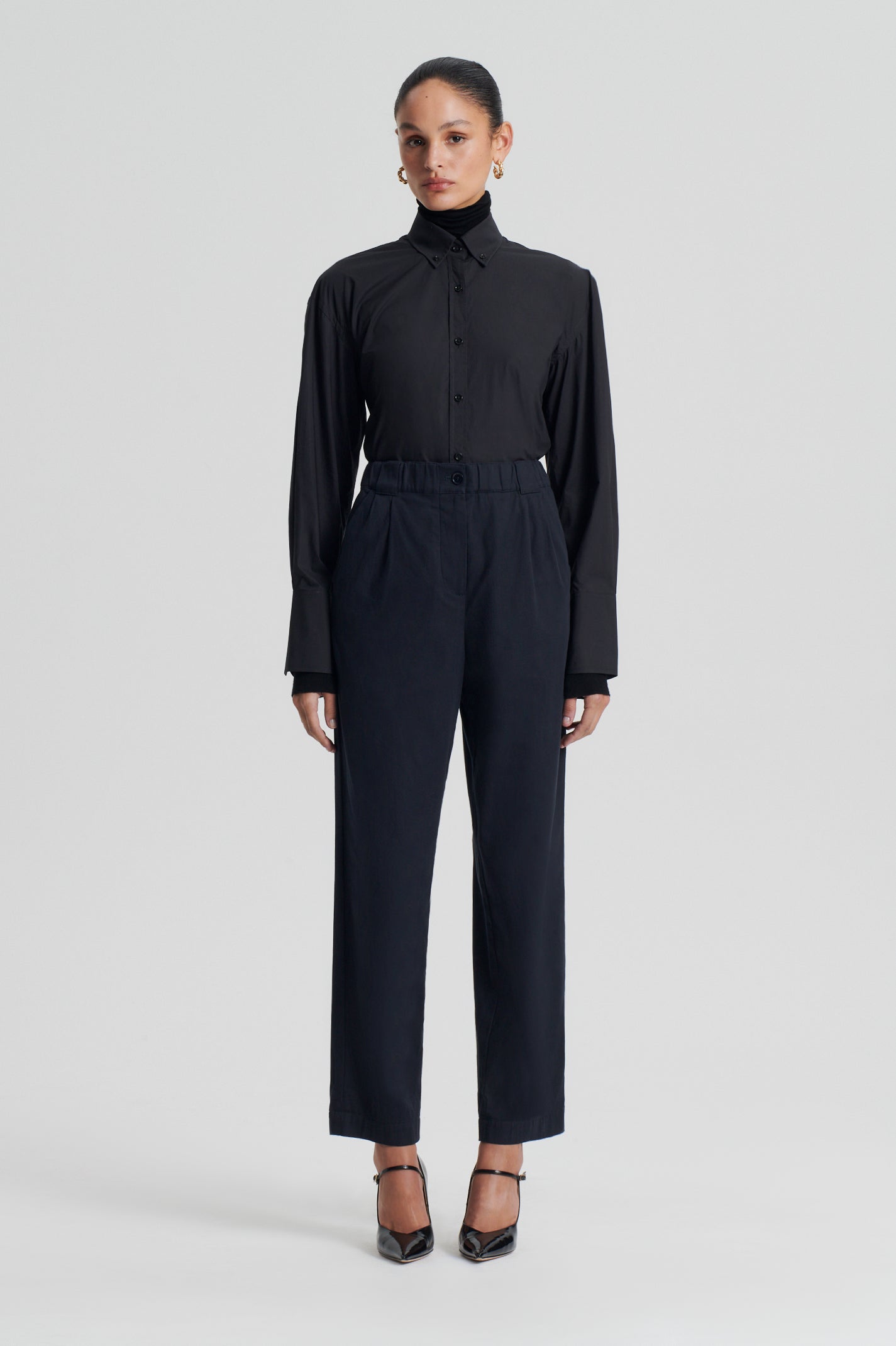 SOFT TROUSER - DARK.NAVY - Scanlan Theodore