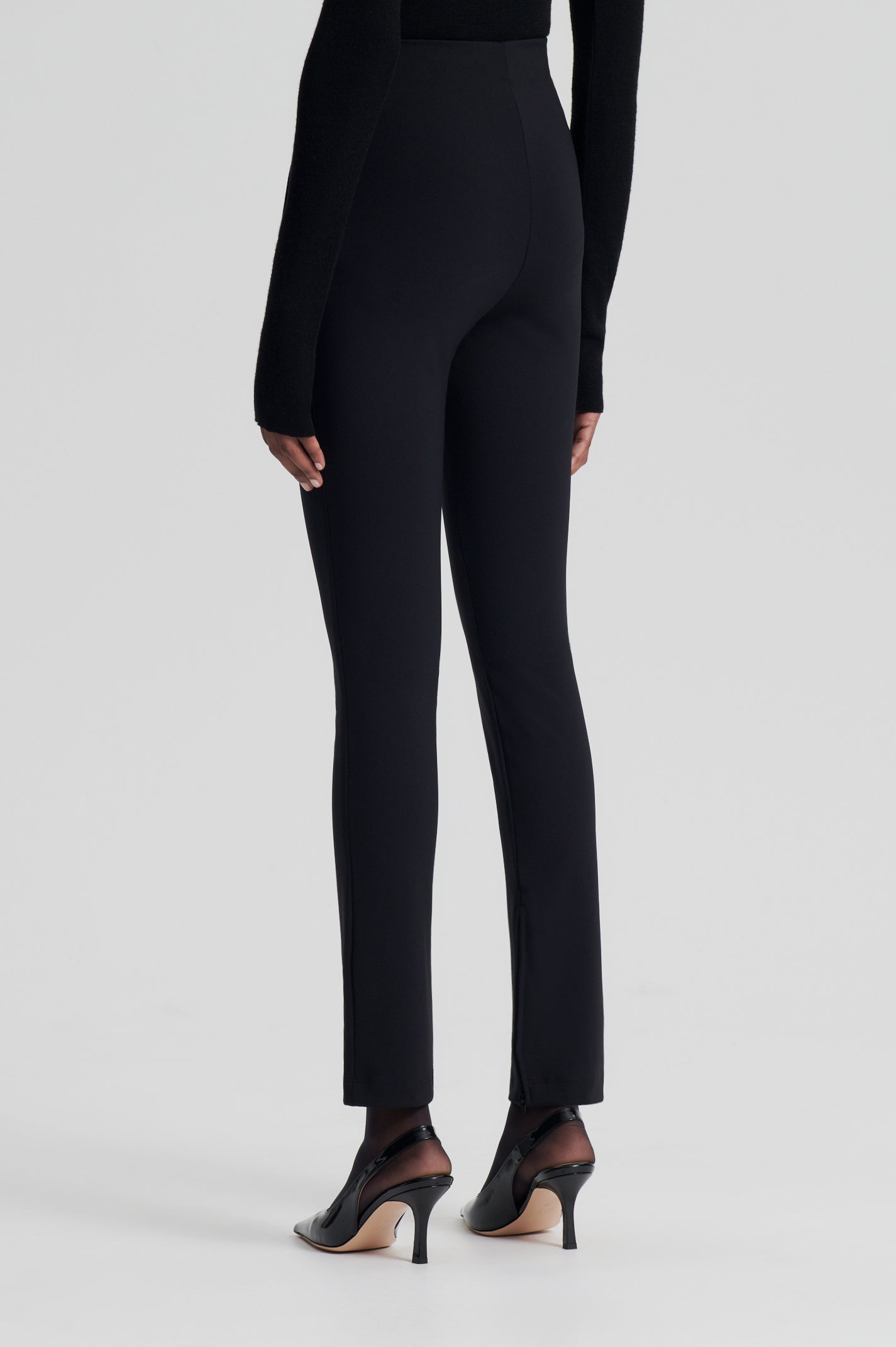 Shop Toteme High-Waisted Zip Leggings | Saks Fifth Avenue