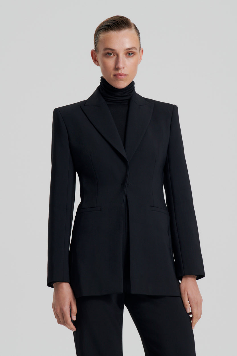 TAILORED JACKET - BLACK - Scanlan Theodore