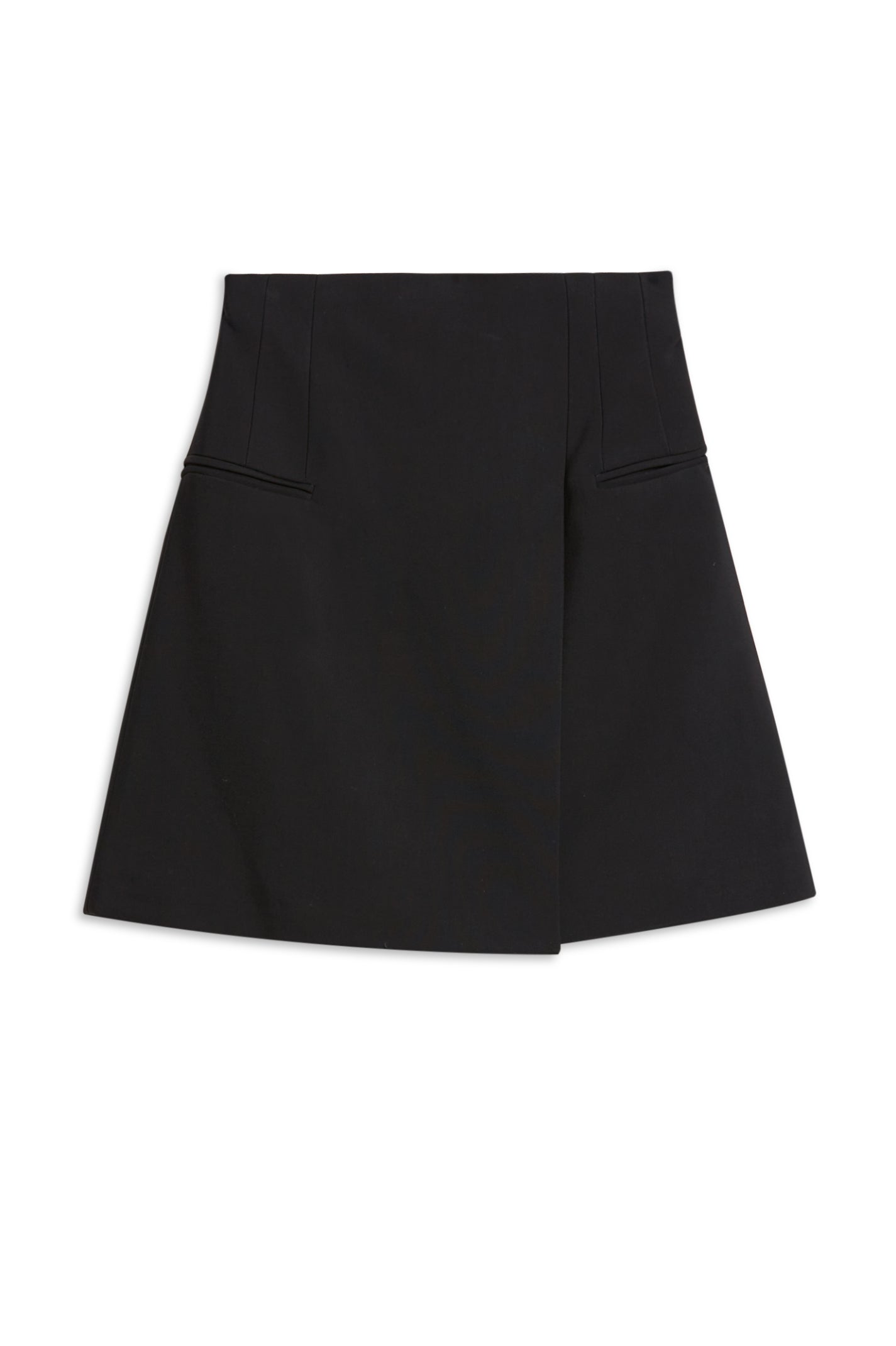 TAILORED WRAP SKIRT