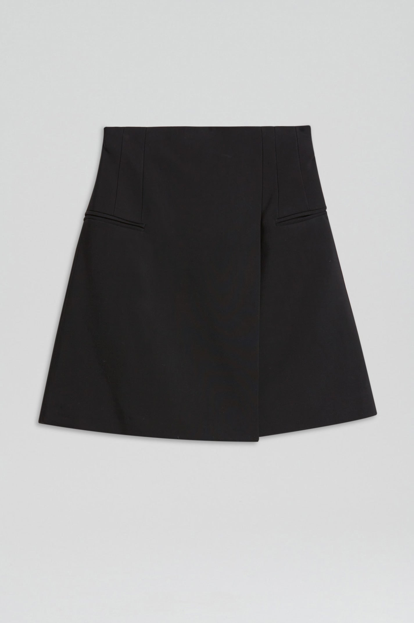 Shop Ribbed Crepe A-line Skirt Online