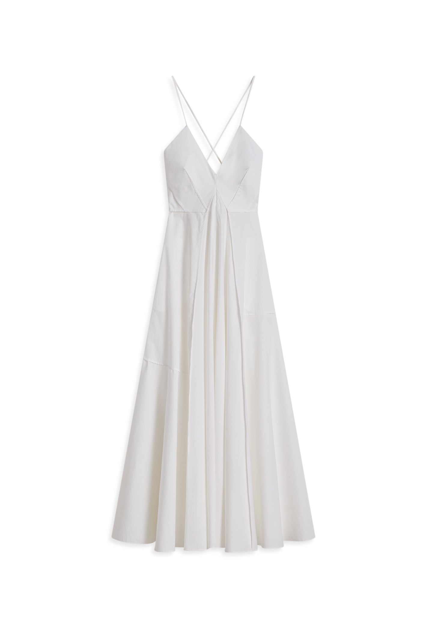 PARACHUTE STRAPPY DRESS - WHITE - Scanlan Theodore UK