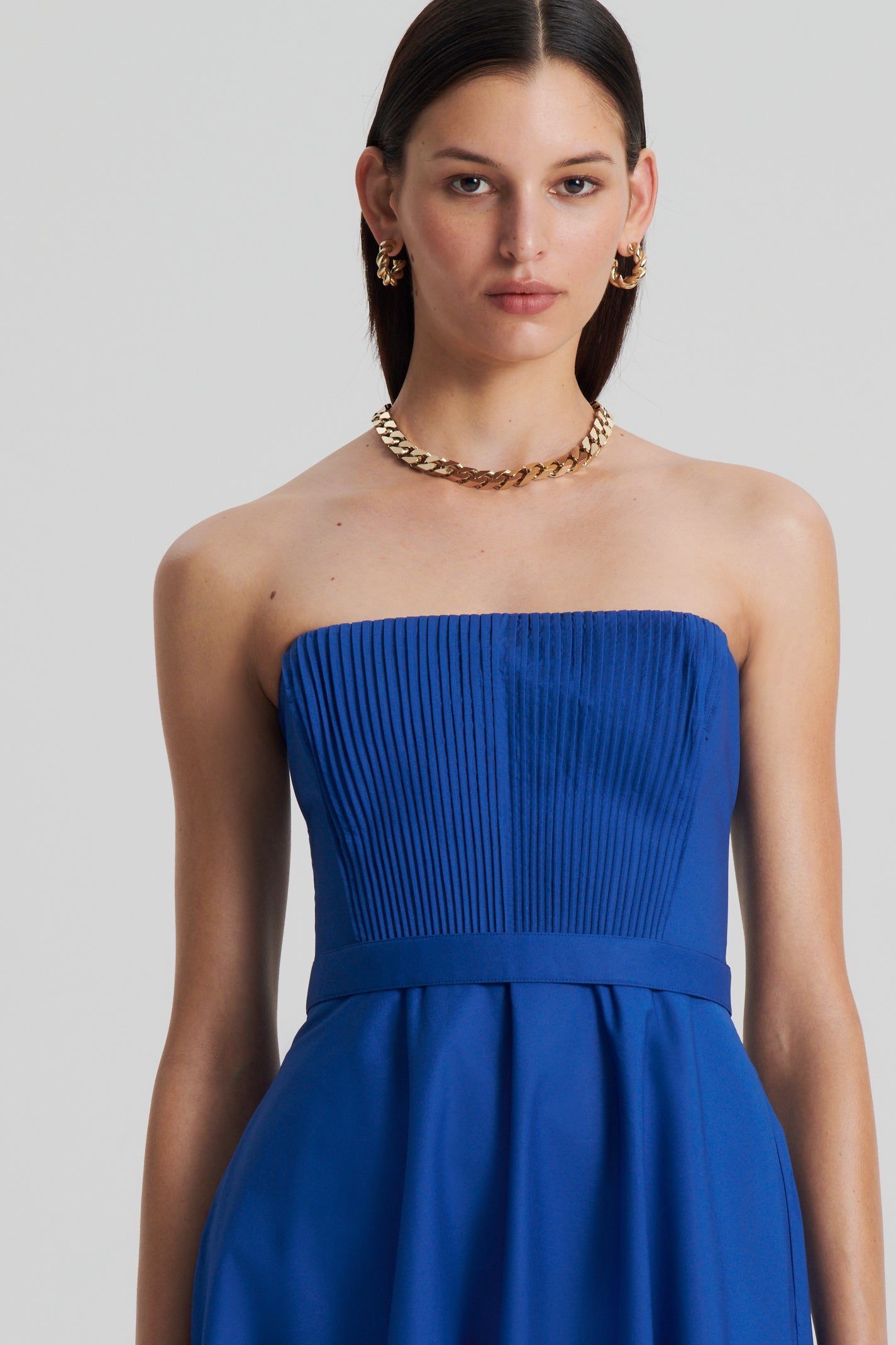 PARACHUTE BUSTIER DRESS - SAPPHIRE - Scanlan Theodore