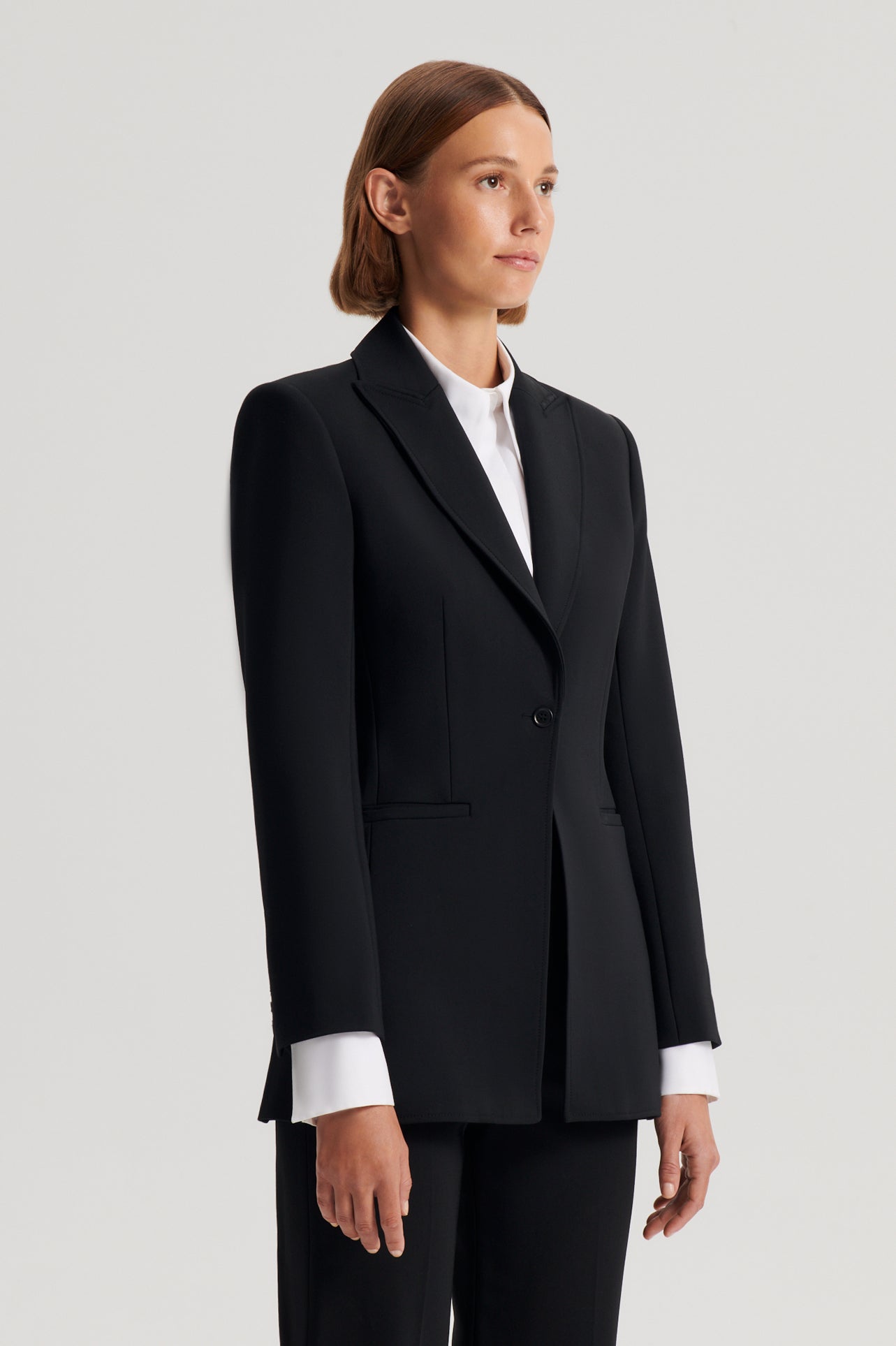 Selected Femme tailored longline suit blazer in black - part of a set | ASOS