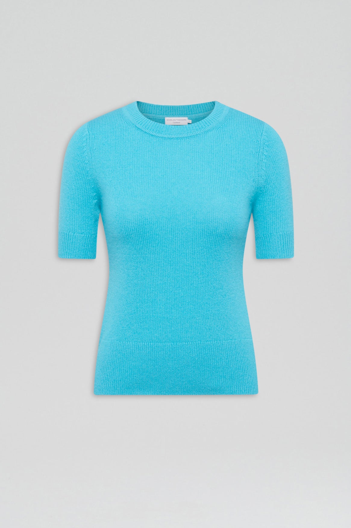 CASHMERE SLIM FIT SWEATER 5 - TURQUOISE - Scanlan Theodore