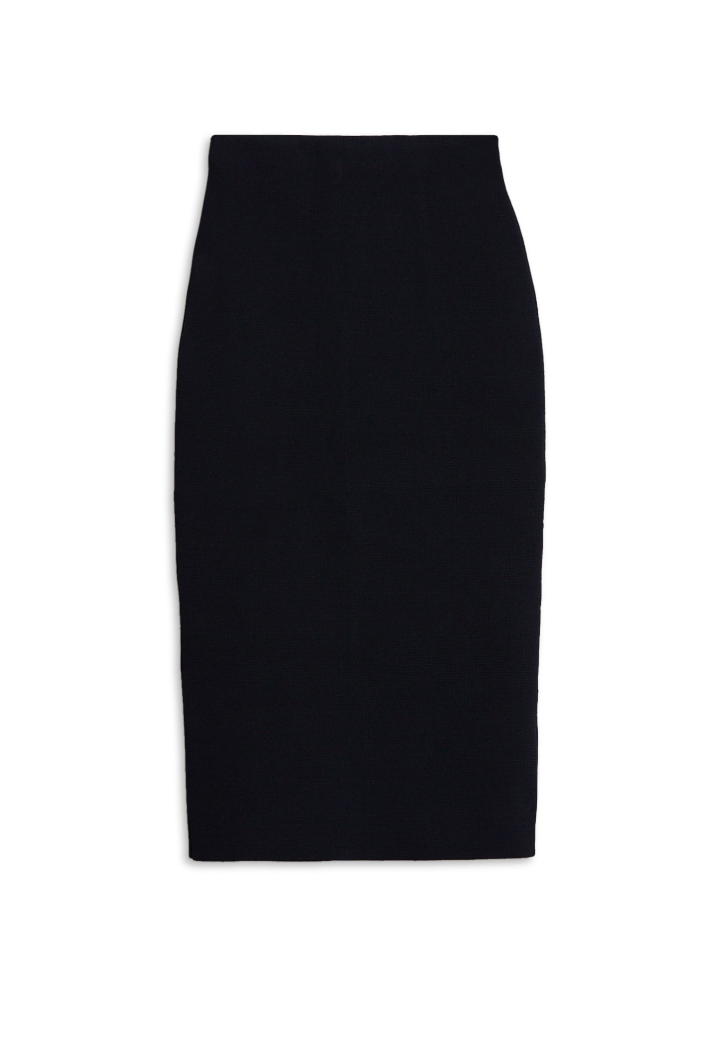 CREPE KNIT PENCIL SKIRT - BLACK - Scanlan Theodore