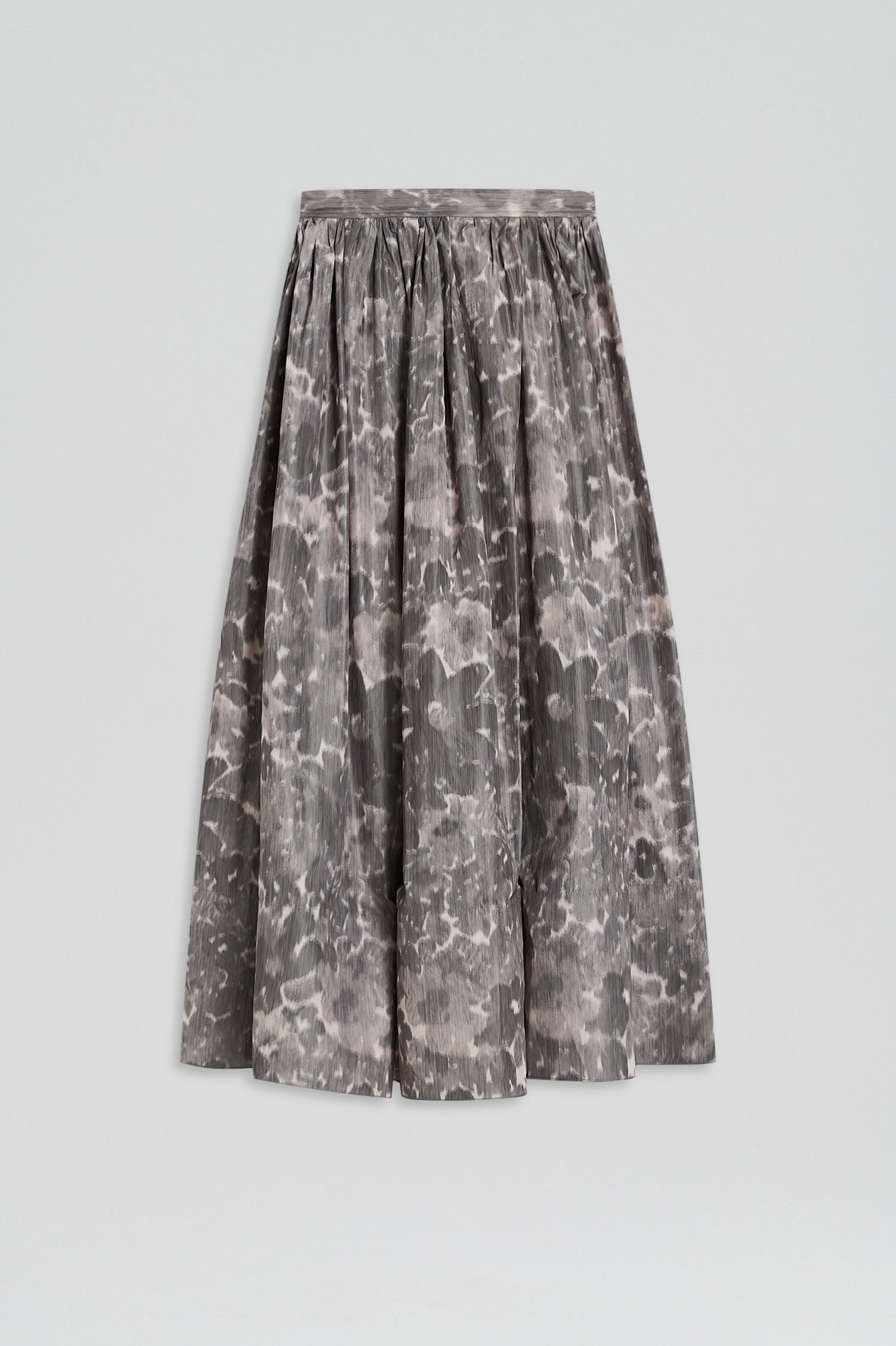 PRINTED TAFFETA SKIRT