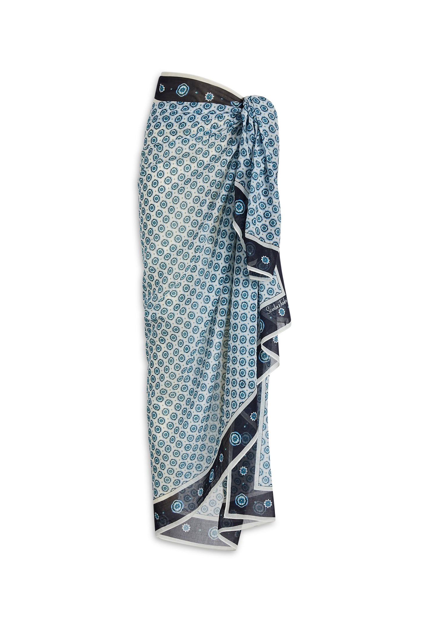 Sarong. Seagull Sky. Fine Quality 100% Cotton Voile Sarong. 2.1 Meters  Long. Designed by Me and Printed in India. 