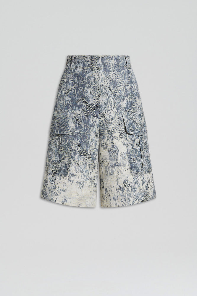 BROCADE CARGO SHORT - INDIGO - Scanlan Theodore