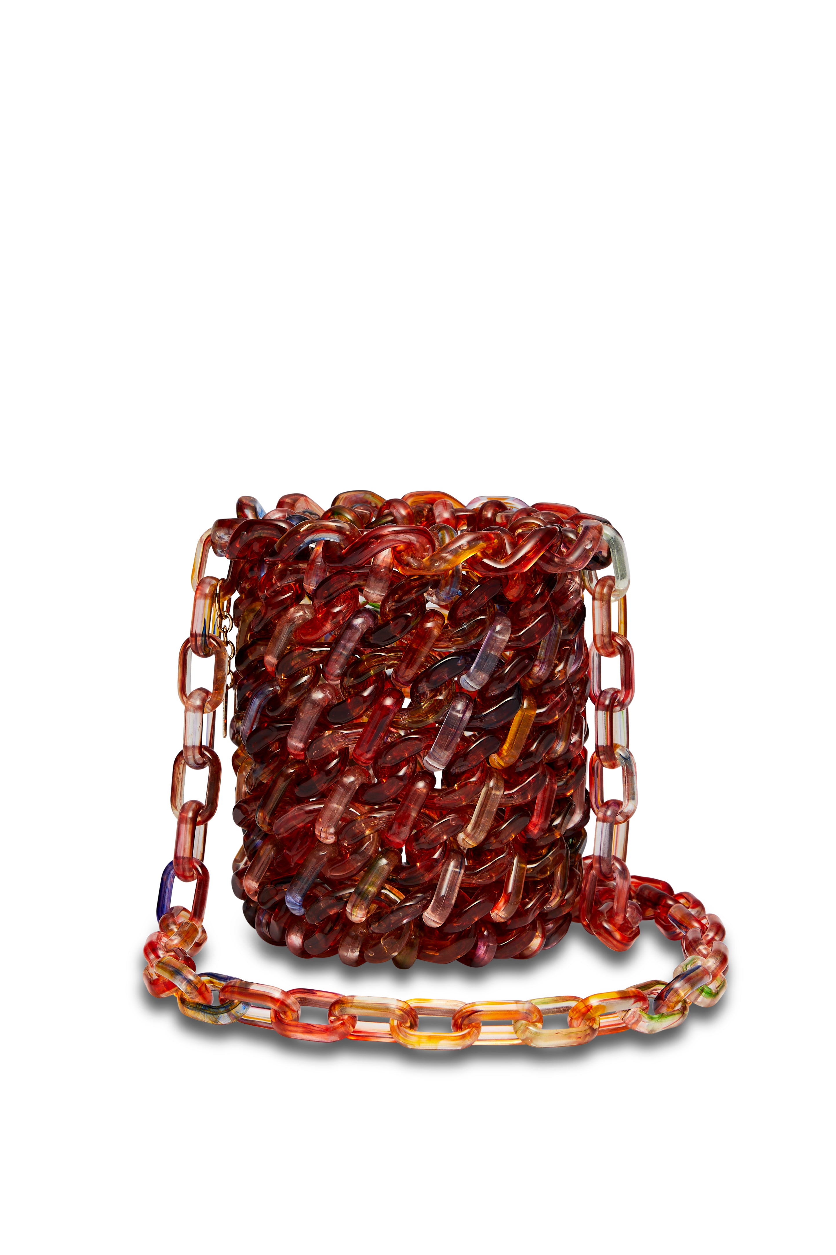 RESIN CROSSBODY BASKET