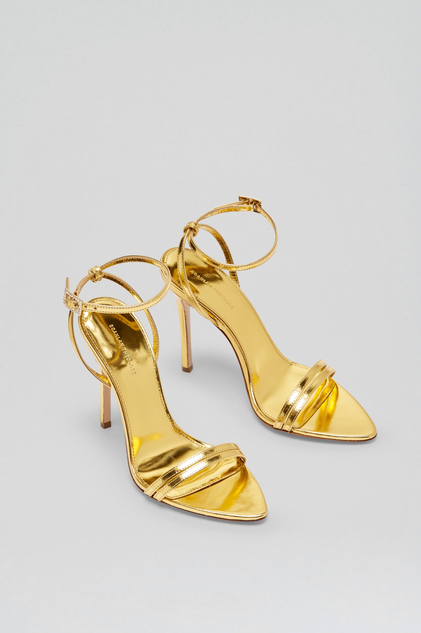 BOTTEGA VENETA WOMAN GOLD SANDALS - BOTTEGA VENETA - SANDALS | Antonioli