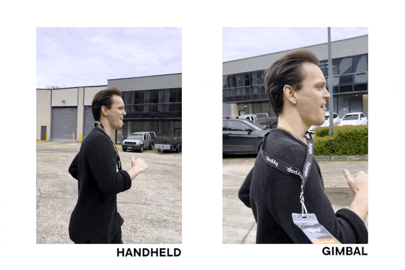 Gif of handheld vs gimbal shots