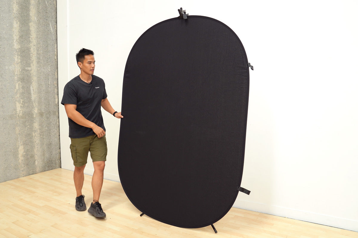 Collapsible Pop-Up backdrop Stand with Peg