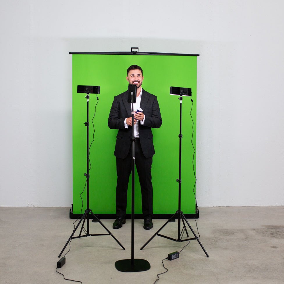 Spectrum 'LiveStream Master' Pull Up Chroma Key Green Screen Backdrop –  Hypop