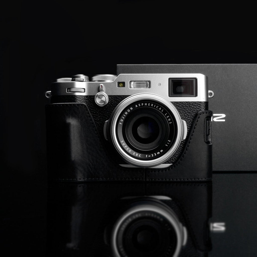 Niet verwacht marionet Ontspannend Gariz HG-X100FBK Black Leather Camera Half Case for Fujifilm X100F – Hypop