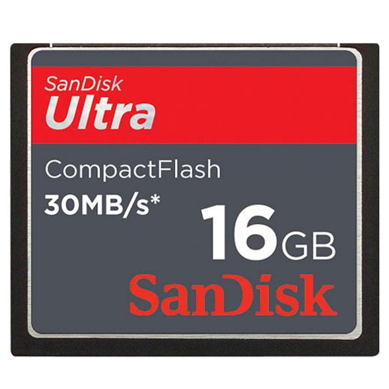 SanDisk Ultra 16gb CompactFlash Memory Card - 30mb/s