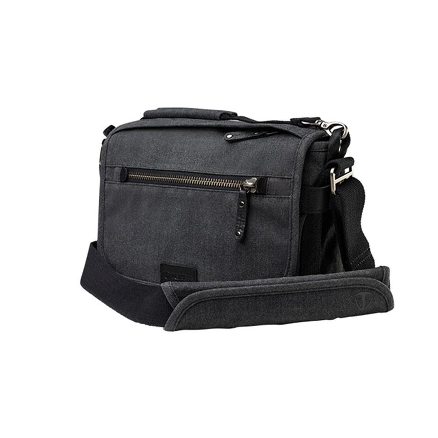 Tenba Cooper 8 Camera Bag - Grey Canvas / Black Leather | Hypop