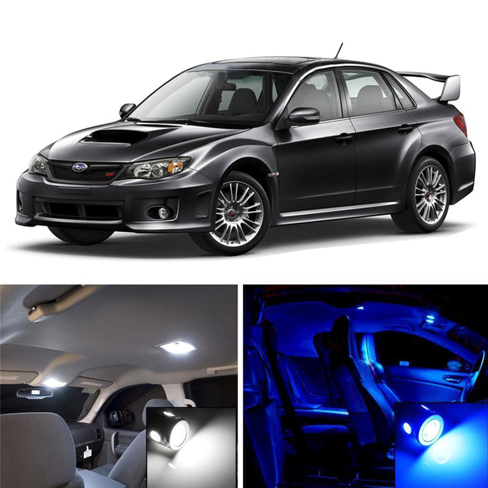 2006 2013 Subaru Impreza Wrx Sti 6 Light Led Full Interior