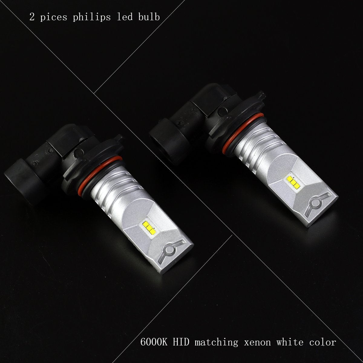 2 h11 h8 h9 luxeon led bright white led bulbs for drl luxen lighting