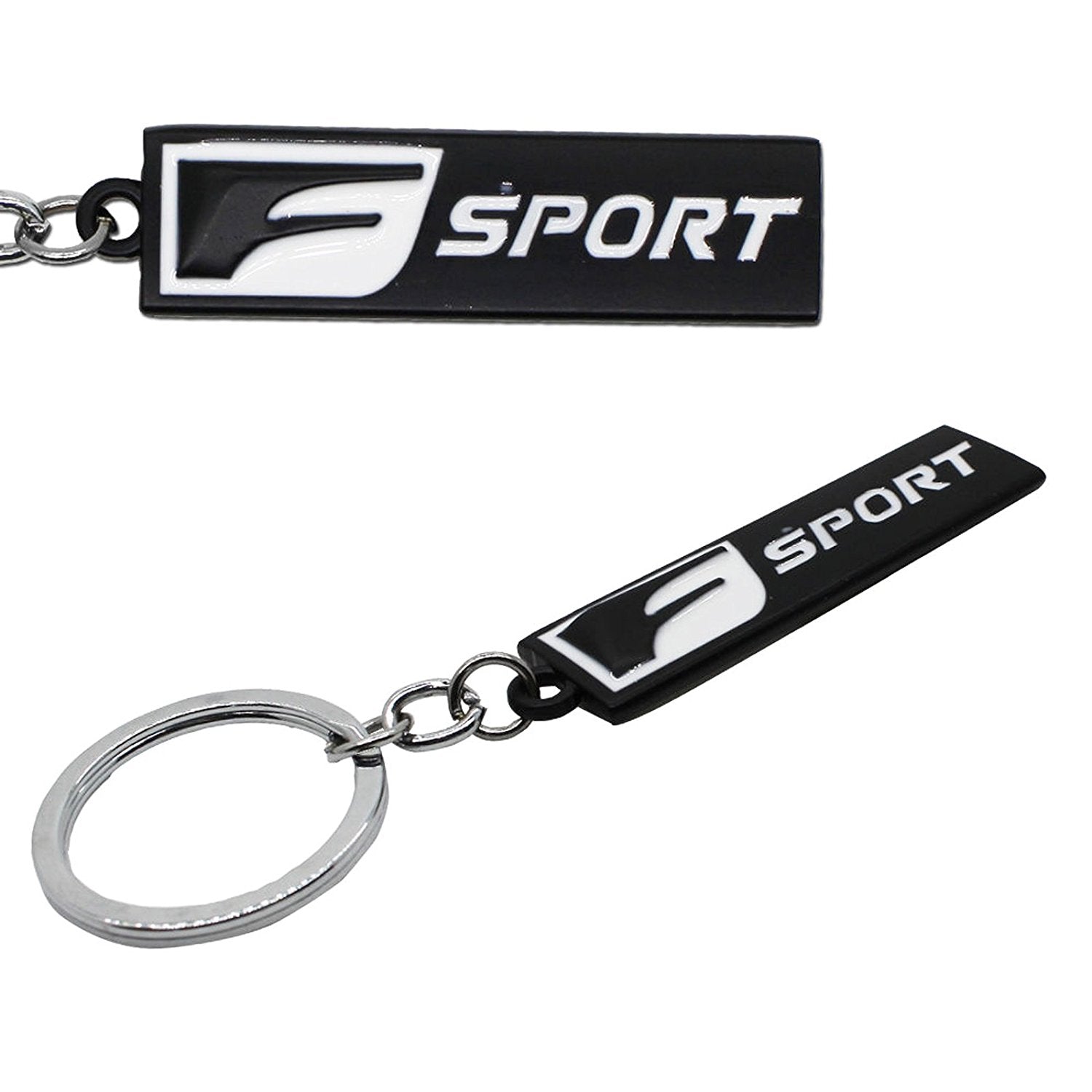 1 Set F Sport Metal Black Key Chain Fob Ring Keychain for Lexus RX CT2 ...