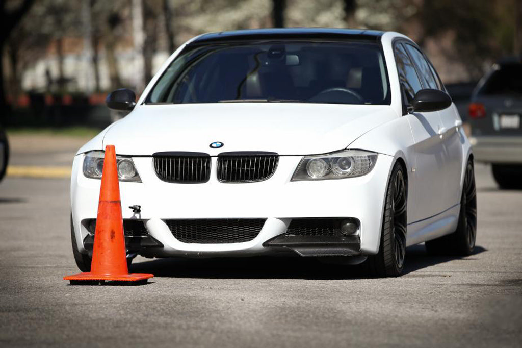 Carbon Fiber Front Splitters Bumper Lip Covers Air Dams ...