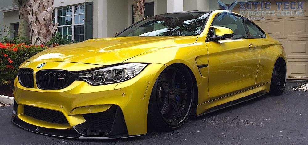 M Performance Carbon Fiber Sport Side Skirt Extensions Lip for BMW M4