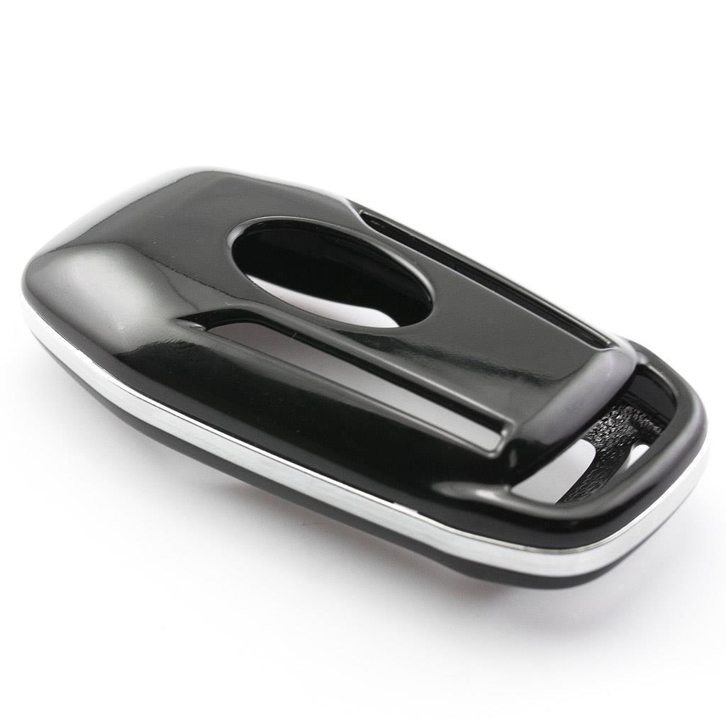 Glossy Black Key Fob Shell Cover For 2015-up Ford Mustang 2013-up Linc ...