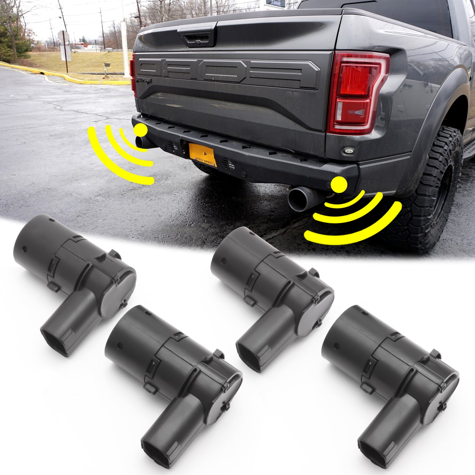 4pcs Backup Sensor Rear Parking Assist Sensor Reverse Sensor 3f2z15k85 Xotic Tech